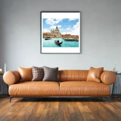 Venetie - varen als sfeerimpressie aan de muur