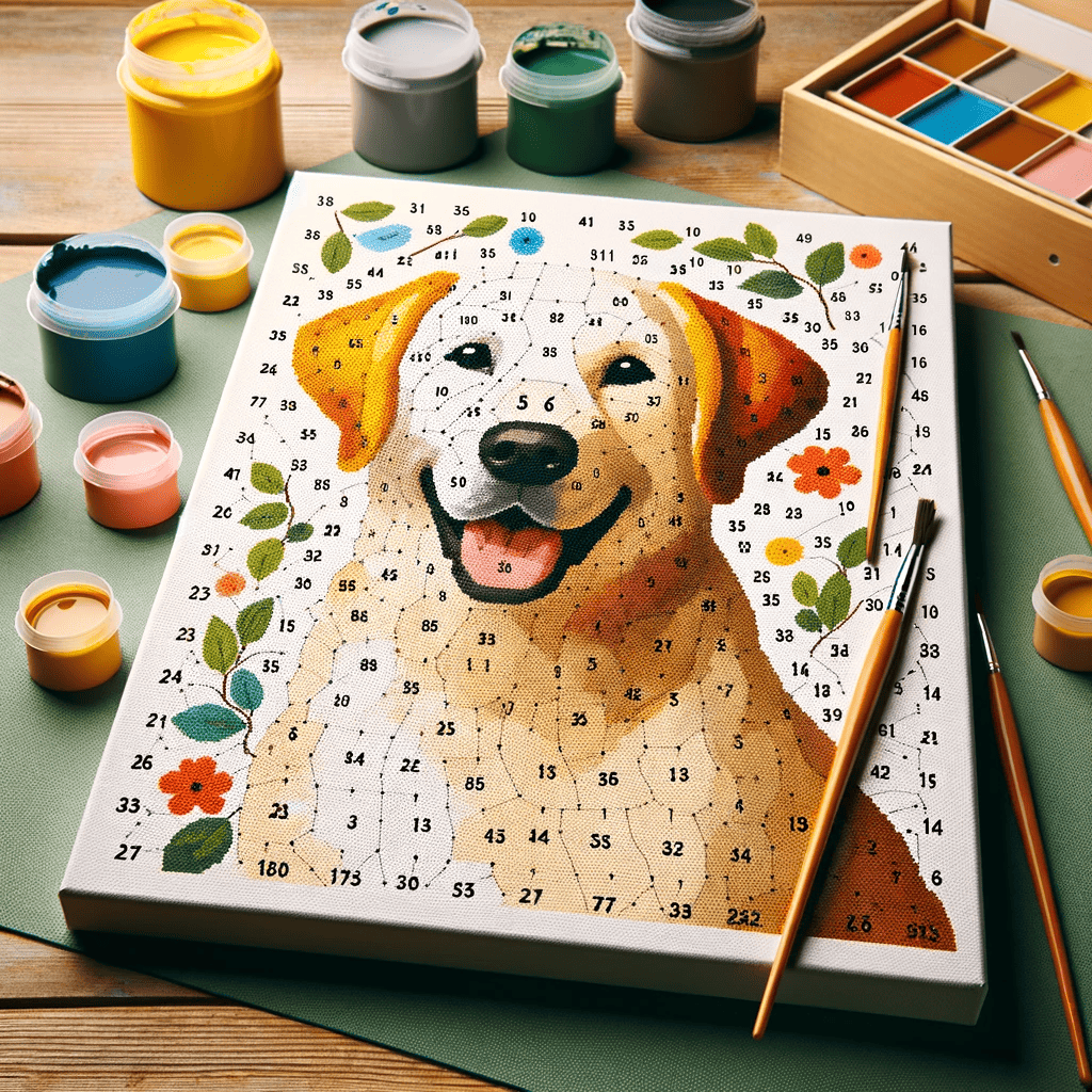 Schilderen Op Nummer Honden De Perfecte Activiteit Voor Hondenliefhebbers