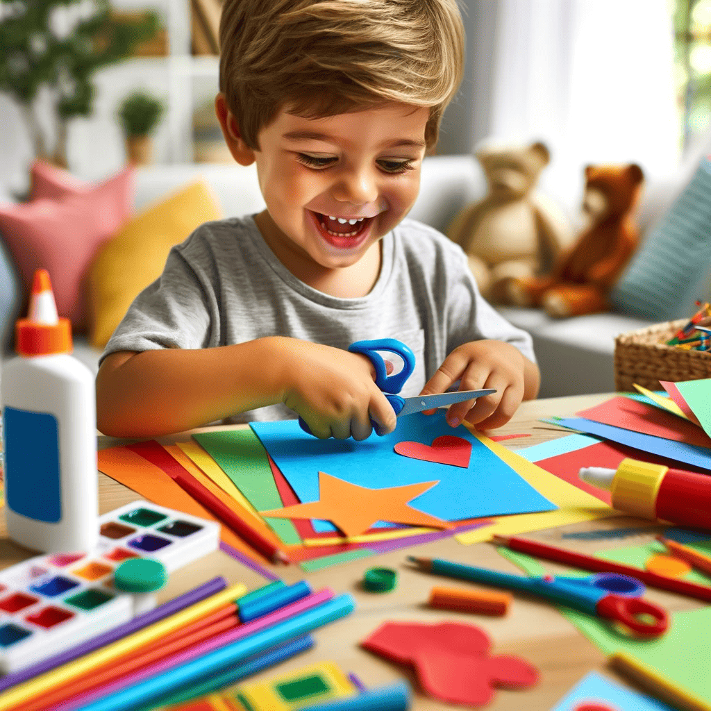 Creatief Bezig Zijn Met Kinderen Knutselen Stimuleert De Groei En Ontwikkeling Van Je Kind