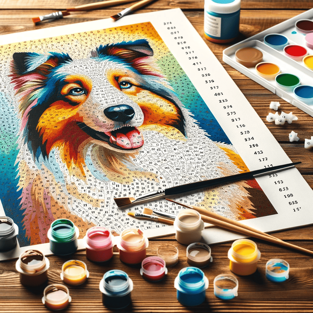 Schilderen Op Nummer Honden De Perfecte Activiteit Voor Hondenliefhebbers