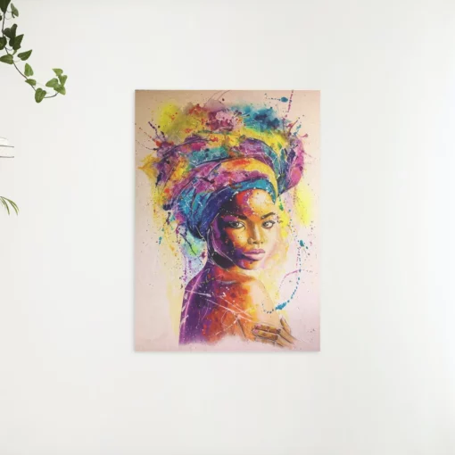 Schilderen op nummer – Afrikaans kleurrijk meisje – SEOS Shop ®