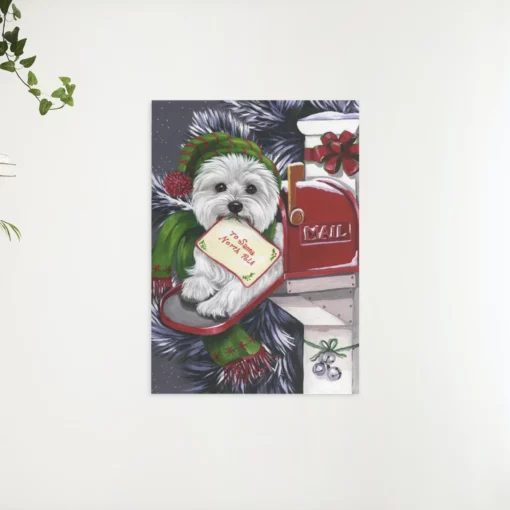 Schilderen op nummer – Kerst Hond – SEOS Shop ®