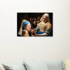 Rembrandt meesterwerk schilderen op nummer als sfeerimpressie aan de muur