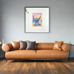 Disney Lilo Stitch als sfeerimpressie aan de muur