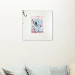 Disney Lilo Stitch als sfeerimpressie aan de muur