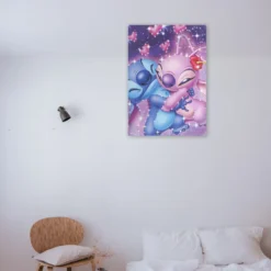 Disney Lilo Stitch Angel schilderen op nummer als sfeerimpressie aan de muur