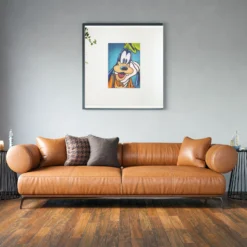 Disney Goofy als sfeerimpressie aan de muur