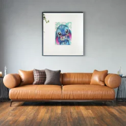 Lilo Stitch als sfeerimpressie aan de muur