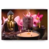 Schilderen op nummer – Boeddha met kaarsen en bloemen – SEOS Shop ®