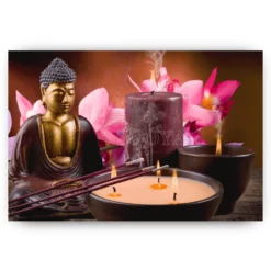 Schilderen op nummer – Boeddha met kaarsen en bloemen – SEOS Shop ®