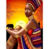 Schilderen op nummer – Afrikaanse Vrouw – SEOS Shop ®