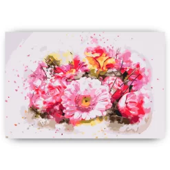 Schilderen op nummer – Boeket roze bloemen – SEOS Shop ®