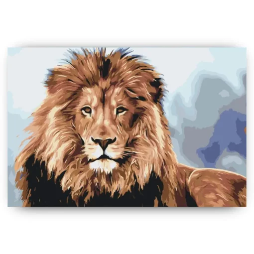 Schilderen op nummer - De leeuw, koning der beesten – SEOS Shop ®