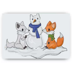 Schilderen op nummer – De vos en de sneeuwman – SeoS Shop ®