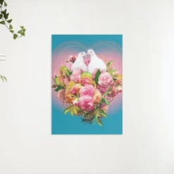 Schilderen op nummer – Duiven houden van bloemen – SEOS Shop ®