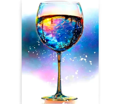 Schilderen op nummer – Fantasie Wijnglas – SEOS Shop ®