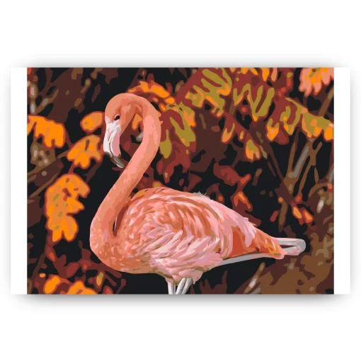 Schilderen op nummer – Flamingo in de natuur – SEOS®