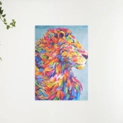 Schilderen op nummer – Gekleurde leeuwenkop – SEOS Shop ®