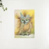 Schilderen op nummer – Gele abstracte uil – SEOS Shop ®