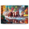 Schilderen op nummer – Groep paarden in het water – SEOS Shop ®