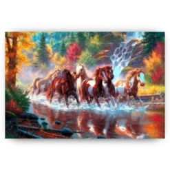 Schilderen op nummer – Groep paarden in het water – SEOS Shop ®