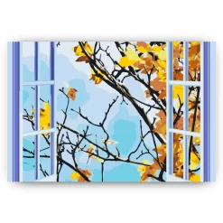 Schilderen op nummer – Herfst venster – SEOS Shop ®