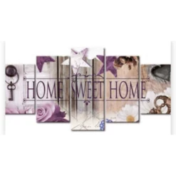 Schilderen op nummer – Home Sweet Home Natural Look 5 luik – SEOS Shop ®