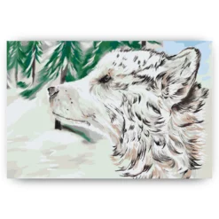 Schilderen op nummer – Hond in de sneeuw – SEOS Shop ®
