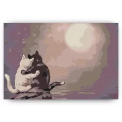 Schilderen op nummer – Katten bij volle maan – SEOS Shop ®