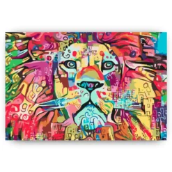 Schilderen op nummer – Kleurrijke leeuw 4 – SEOS Shop ®