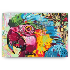 Schilderen op nummer – Kleurrijke papegaai – SEOS Shop ®