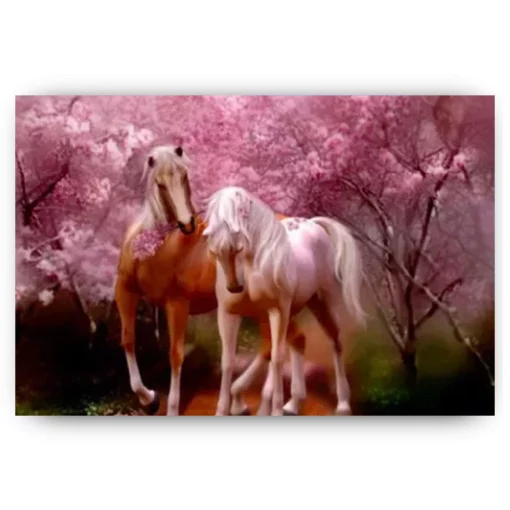 Schilderen op nummer – Liefdevolle paarden – SEOS Shop ®