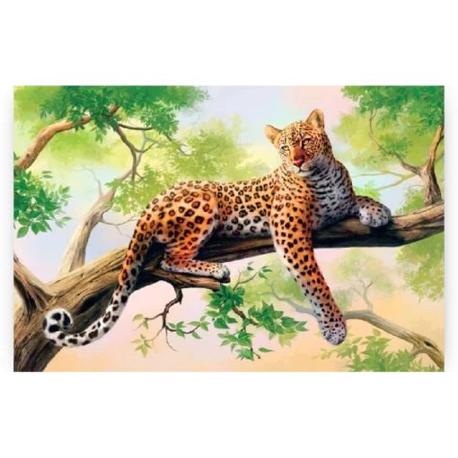 Schilderen op nummer – Liggende luipaard – SEOS Shop ®
