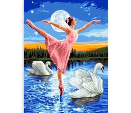 Schilderen op nummer – Meisje danst op het water – SEOS Shop ®