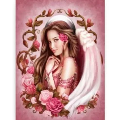 Schilderen op nummer – Meisje met roos – SEOS Shop ®