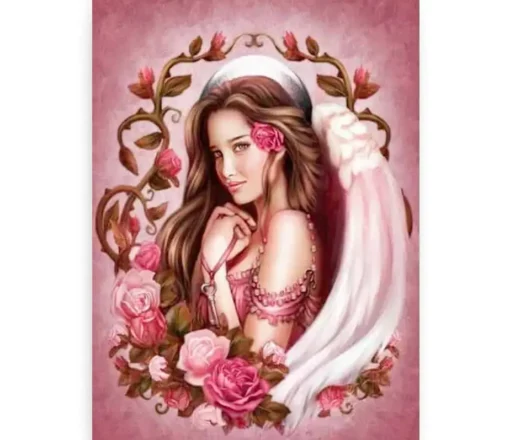 Schilderen op nummer – Meisje met roos – SEOS Shop ®