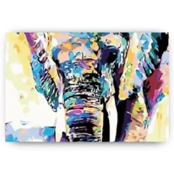 Schilderen op nummer – Olifant Met Babyolifant – SEOS Shop ®
