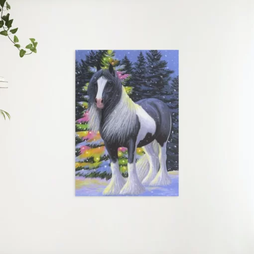 Schilderen op nummer – Paard in de sneeuw – SEOS Shop ®