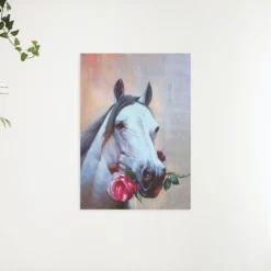Schilderen op nummer – Paard met roos – SEOS Shop ®