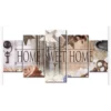 Schilderen op nummer – Pakket Home Sweet Home Hout Look 5 luik – SEOS Shop ®