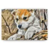 Schilderen op nummer – Puppy spelend in het bos – SEOS Shop ®