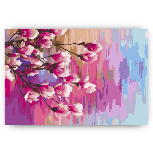 Schilderen op nummer – Regenboog Magnolia – SEOS Shop ®