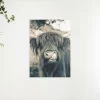 Schilderen op nummer Schotse hooglander – Schotse hooglander in sephia stijl