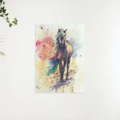 Schilderen op nummer – Veelkleurig Rennende paarden – SEOS Shop ®