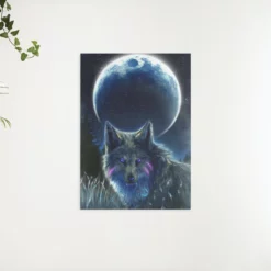 Schilderen op nummer – Volle Maan Wolf – SEOS Shop ®