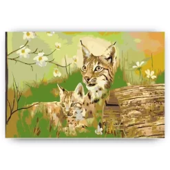 Schilderen op nummer – Wilde katten in de natuur – SEOS Shop ®