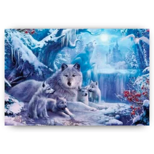 Schilderen op nummer – Winter Wolf – SEOS Shop ®
