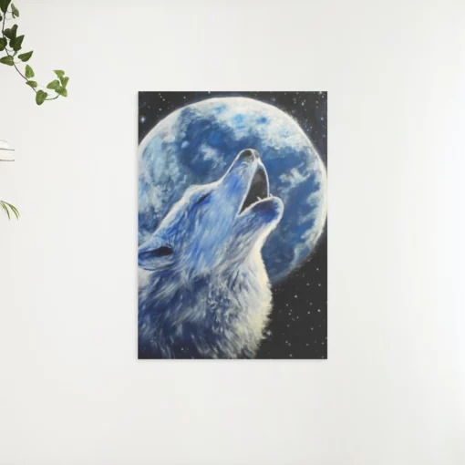 Schilderen op nummer – Wolf en maan – SEOS Shop ®