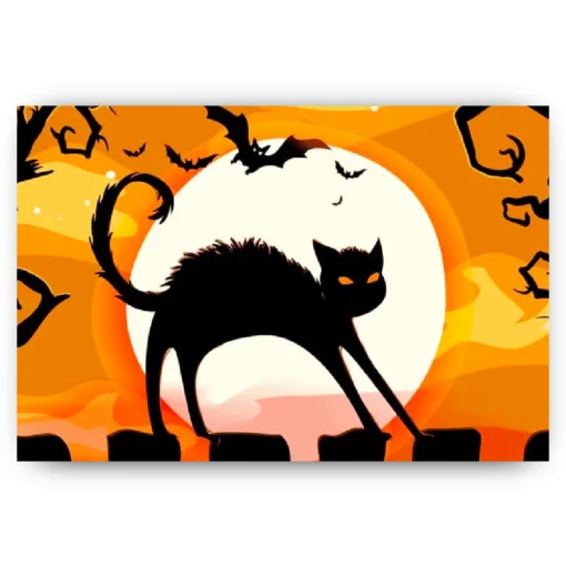 Schilderen op nummer – Zwarte Kat In De Nacht – SEOS Shop ®