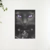 Schilderen op nummer – Zwarte kat en paarse ogen – SEOS Shop ®